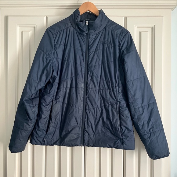 The North Face Blue Zip Up Quilted Packable Jacket Men’s Size‎ XL